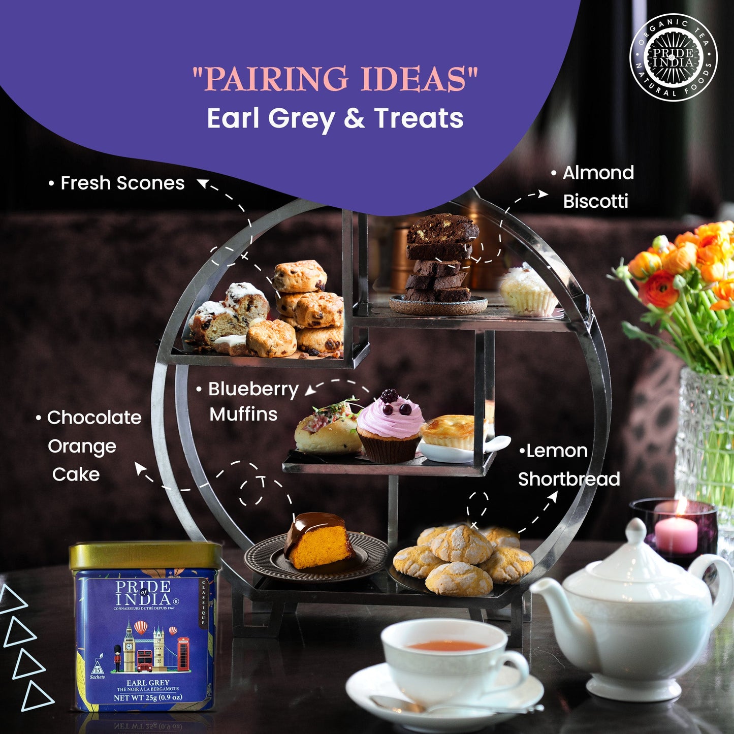 Earl Grey - Bergamot Black Tea Bags