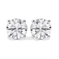 0.50 CTW Lab Grown Diamond Studs Earrings - G/VS Clarity in 14k Gold Over Sterling