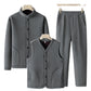 Men's Large Size Velvet Sport Suit