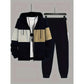 Mens Autumn Winter 3D Elephant-Print Long-Sleeve Hoodie Set