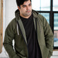Unisex Heathered Full Zip Hood
