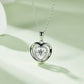 Set With Top-quality Moissanite, This Luxurious And Fashionable Light Luxury Trend Jewelry Necklace Pendant Is Made Of S925 Silver Electroplated With Platinum