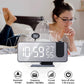 LED Projection Digital Alarm Clock Phone Charger