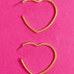 Timeless Hearts Earrings, Gold