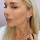 Double Jill Necklace with Gold Ruby Chain and Ruby Pendant