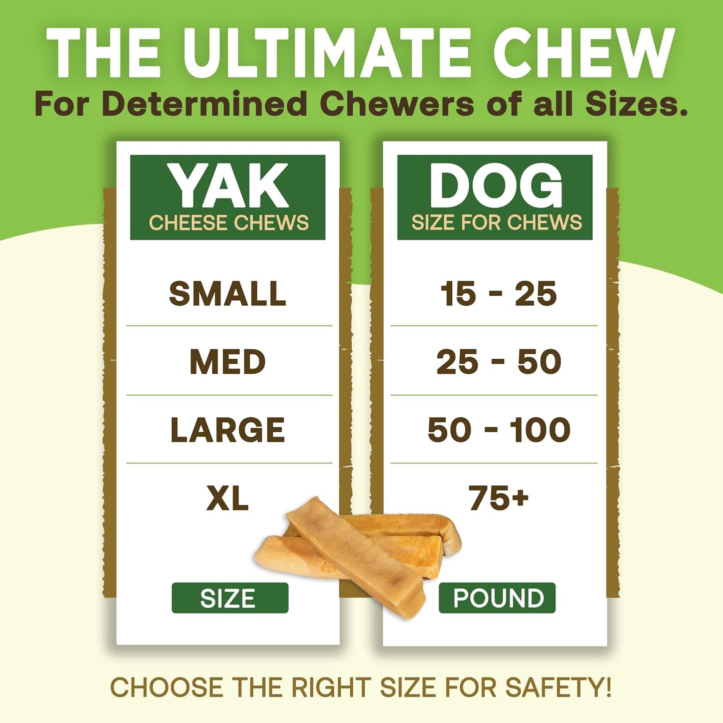 EcoKind GIANT Gold Yak Chews