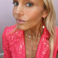 Paperclip Chain and Pearl Tassel Necklace