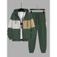 Mens Autumn Winter 3D Elephant-Print Long-Sleeve Hoodie Set