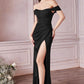 Corset Soft Satin Dress