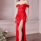 Corset Soft Satin Dress