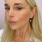 Jill Short Drop Earrings in Chalcedony