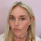 Light Purple Crystal Beaded Necklace
