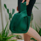 Mackenzie Knit Clutch in Emerald
