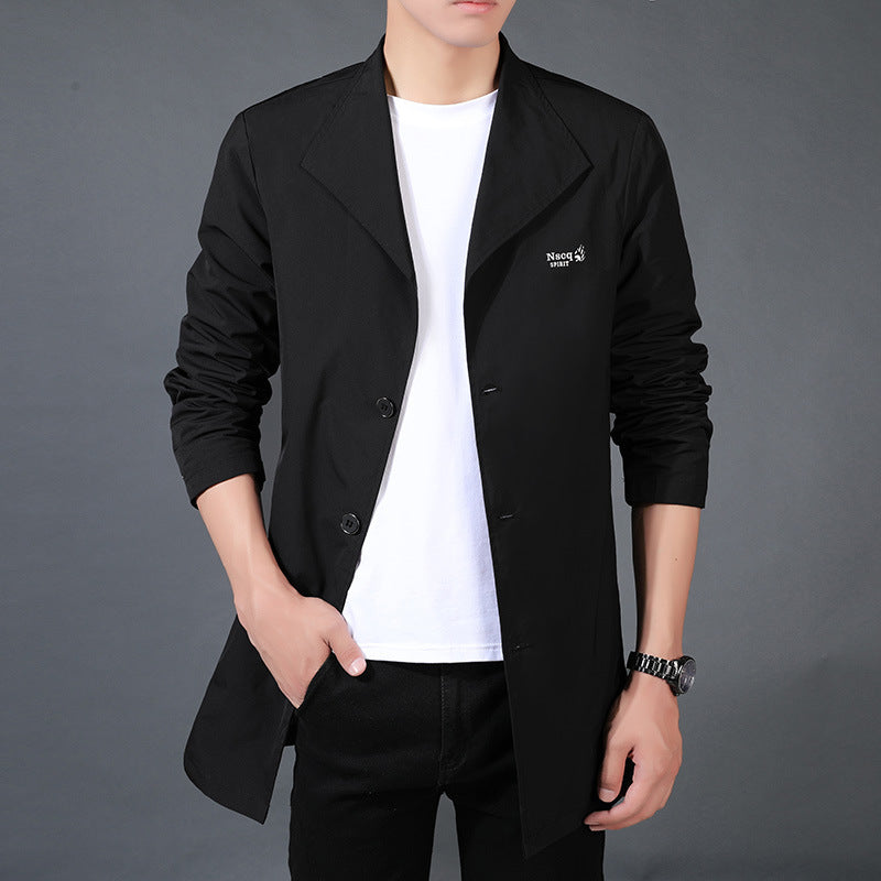 Mid-length, High-end Business Coat For Spring And Fall