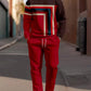 Fashion Men's Casual Sporty Round Neck Sweatshirt And Pants Two-piece Set