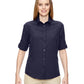 North End Ladies Excursion Concourse Performance Shirt - Navy Blue