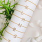 Dainty Sparkle Initial Bracelet