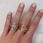 Torrey Ring with Silver Druzy