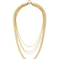 Quad Squad Chain Link Necklace