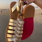 Yapo Women Sandals - Gold