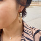 Playful Heart Hoop Earrings