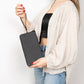 Majeste Leather Clutch Bag