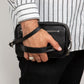Fresno Leather Clutch – Secure Travel Wallet with Lock