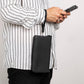 Majeste Leather Clutch Bag