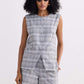 Cotton Tweed Shorts in Grey