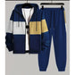 Mens Autumn Winter 3D Elephant-Print Long-Sleeve Hoodie Set