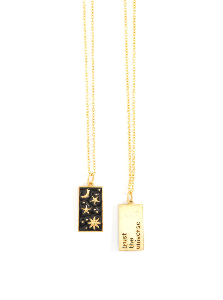 Trust The Universe Pendant Necklace