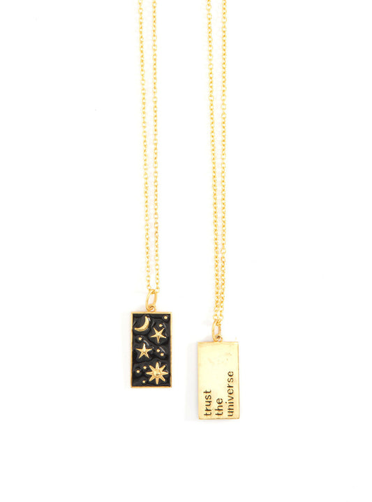 Trust The Universe Pendant Necklace