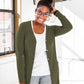 Ladies Eco-Triblend Rib Cardigan