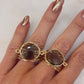 Torrey Ring with Smoky Quartz