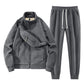 Men's Sports Leisure Warm Cardigan Suit