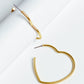 Timeless Hearts Earrings, Gold
