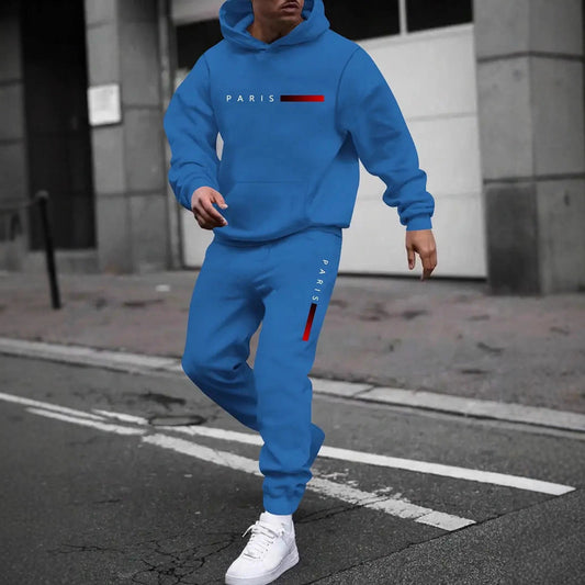 Herren Pullover Sporthose Anzug Bedruckte Mode