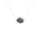 Mrs. Parker Necklace  in Teal Mojave Copper Turquoise