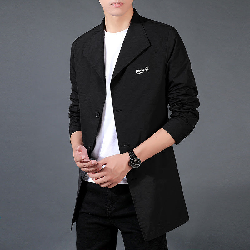Mid-length, High-end Business Coat For Spring And Fall