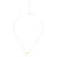 18K Gold Plated Heart Pendant Necklace