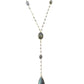 Diana Montecito Necklace in Labradorite with Labradorite Drop