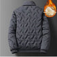 Men's Thickened Fleece Warm Turn-Down Collar Zipper Jacket Pants