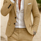 Men's Digital Printing Casual Suit Top Two-piece Pants