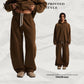 Hooded Cardigan Sweater Set For Men And Women