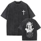 Christian Religious Jesus Forgive Them Father Vintage Washed T-shirt