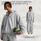 Hooded Cardigan Sweater Set For Men And Women