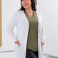 Ladies Eco-Triblend Rib Cardigan