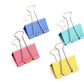 90pcs Mix Colors & Size Metal Binder Clips