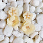 Sequin Double Bloom Flower Earrings