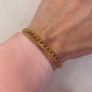 Curb Chain Lariat Bracelet